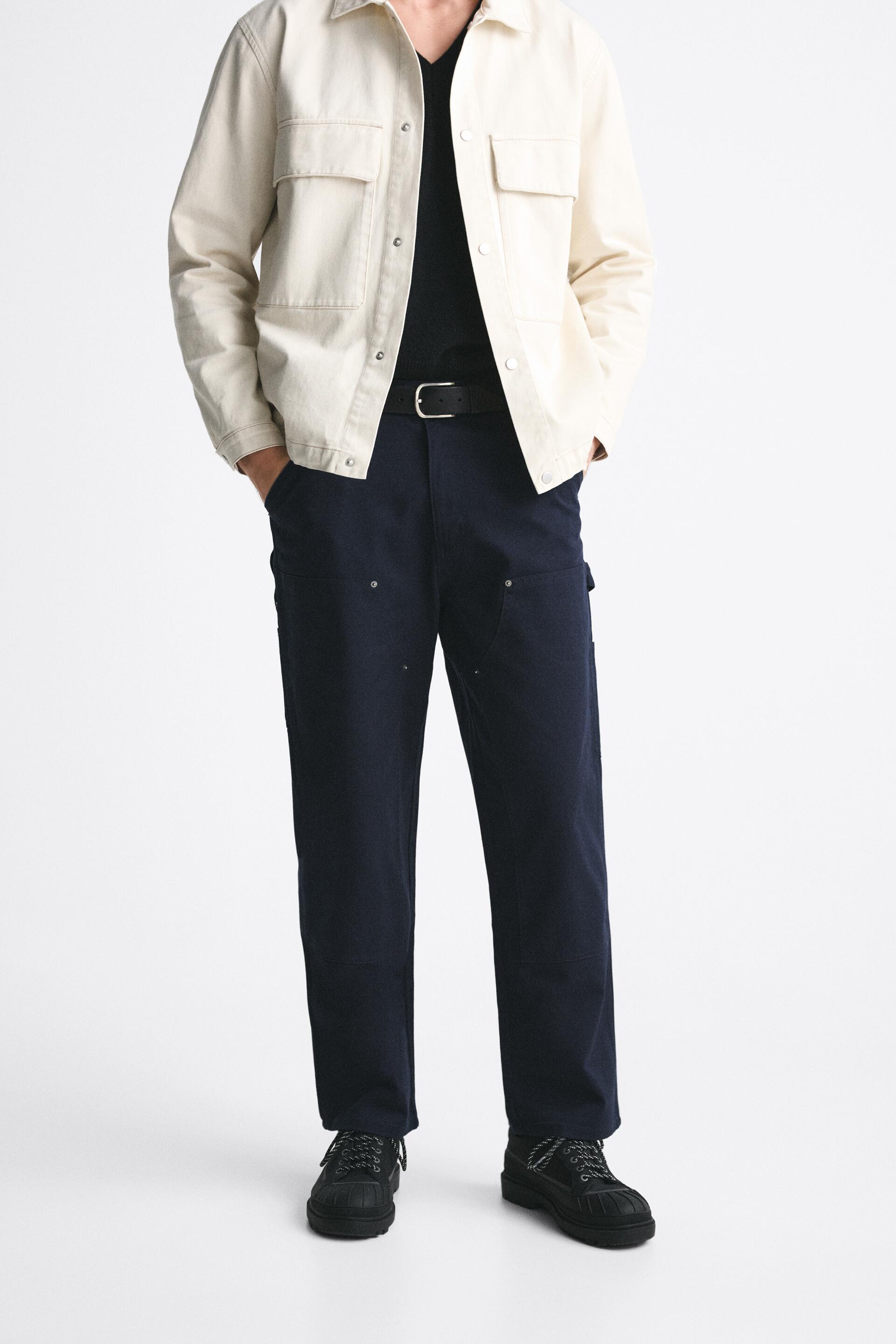 

Брюки мужские ZARA 00706406 синие 38 (доставка из-за рубежа), Синий, 00706406