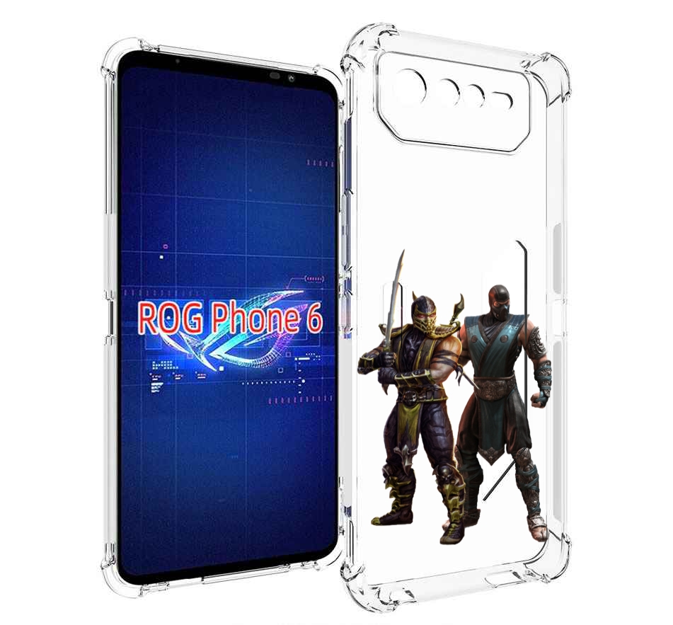 

Чехол MyPads Mortal-Kombat-1 для Asus ROG Phone 6, Прозрачный, Tocco