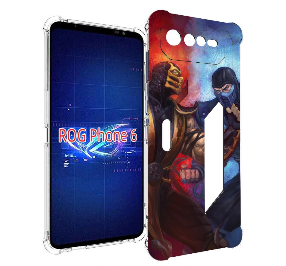 фото Чехол mypads mortal kombat art для asus rog phone 6