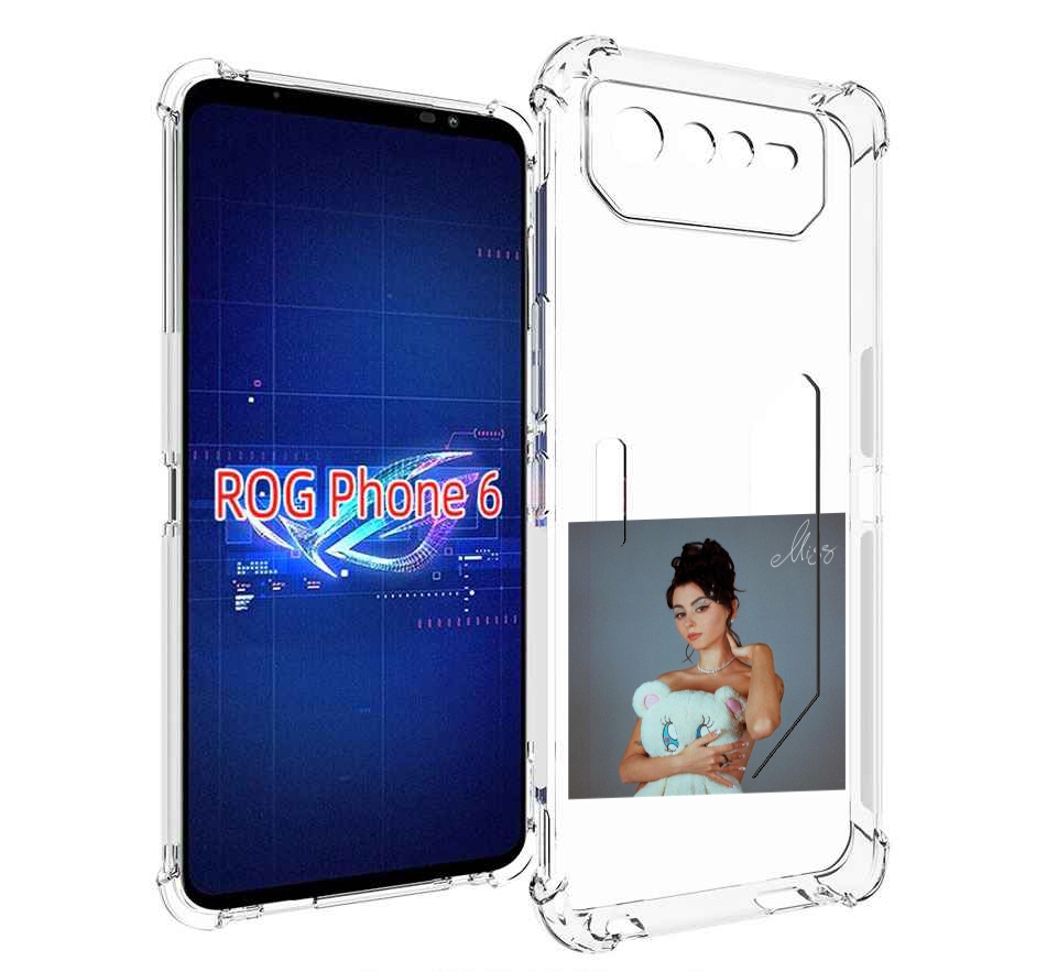 

Чехол MyPads Miss Дора для Asus ROG Phone 6, Прозрачный, Tocco
