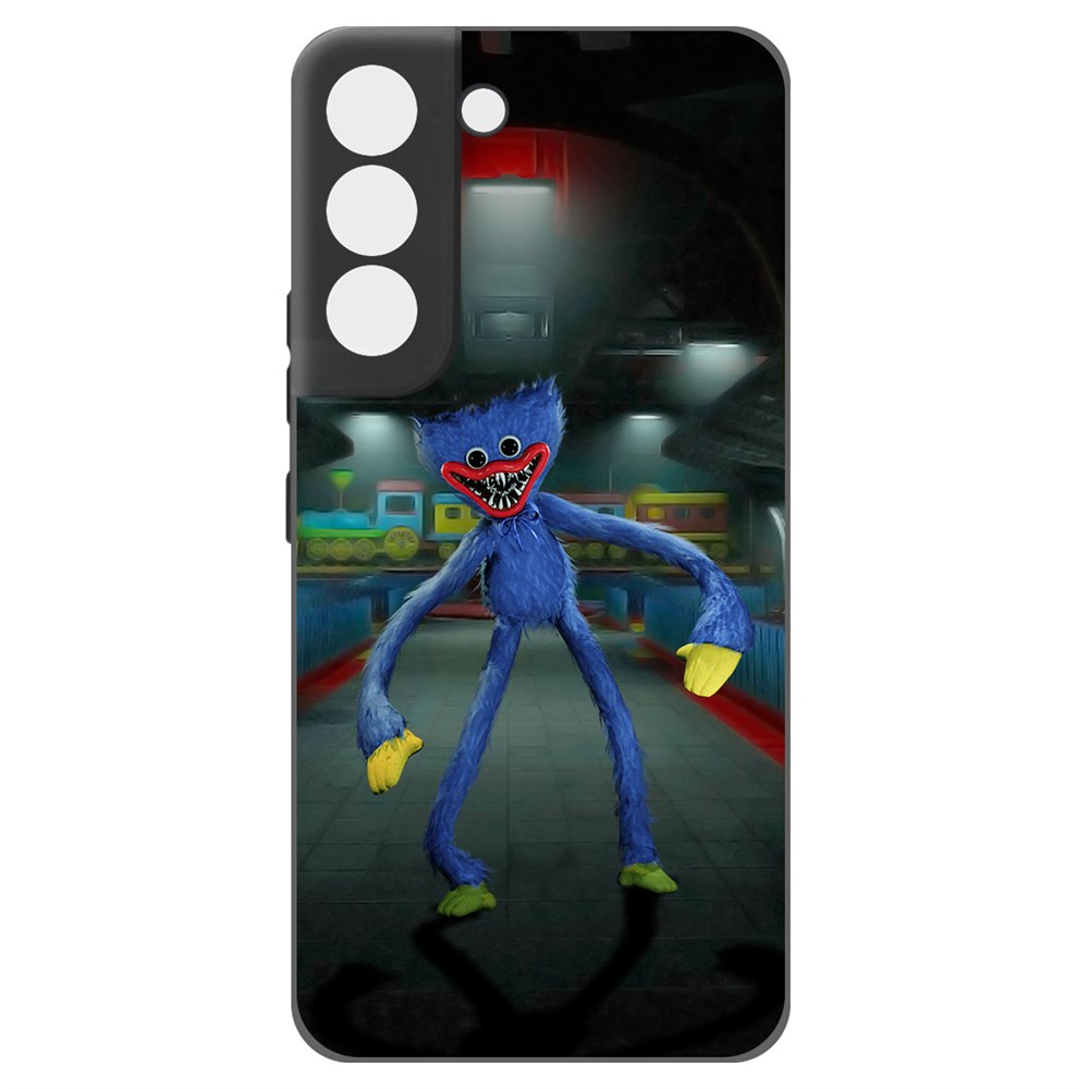 фото Чехол софт кейс хаги ваги для samsung galaxy s22 черный krutoff