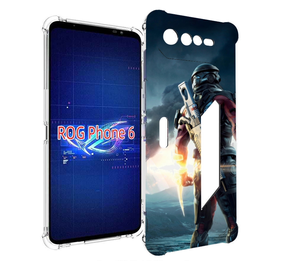 

Чехол MyPads Mass Effect Andromeda Ryder для Asus ROG Phone 6, Прозрачный, Tocco