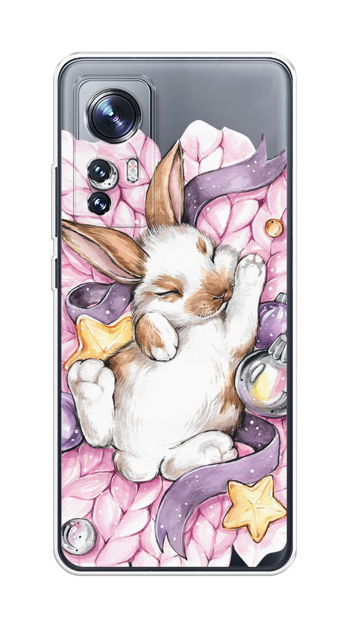 

Чехол на Xiaomi 12"Кролик спит", Розовый;белый, 312950-5