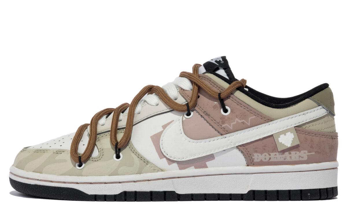 

Кеды унисекс Nike Dunk Low бежевые 38 EU, Бежевый, Dunk Low