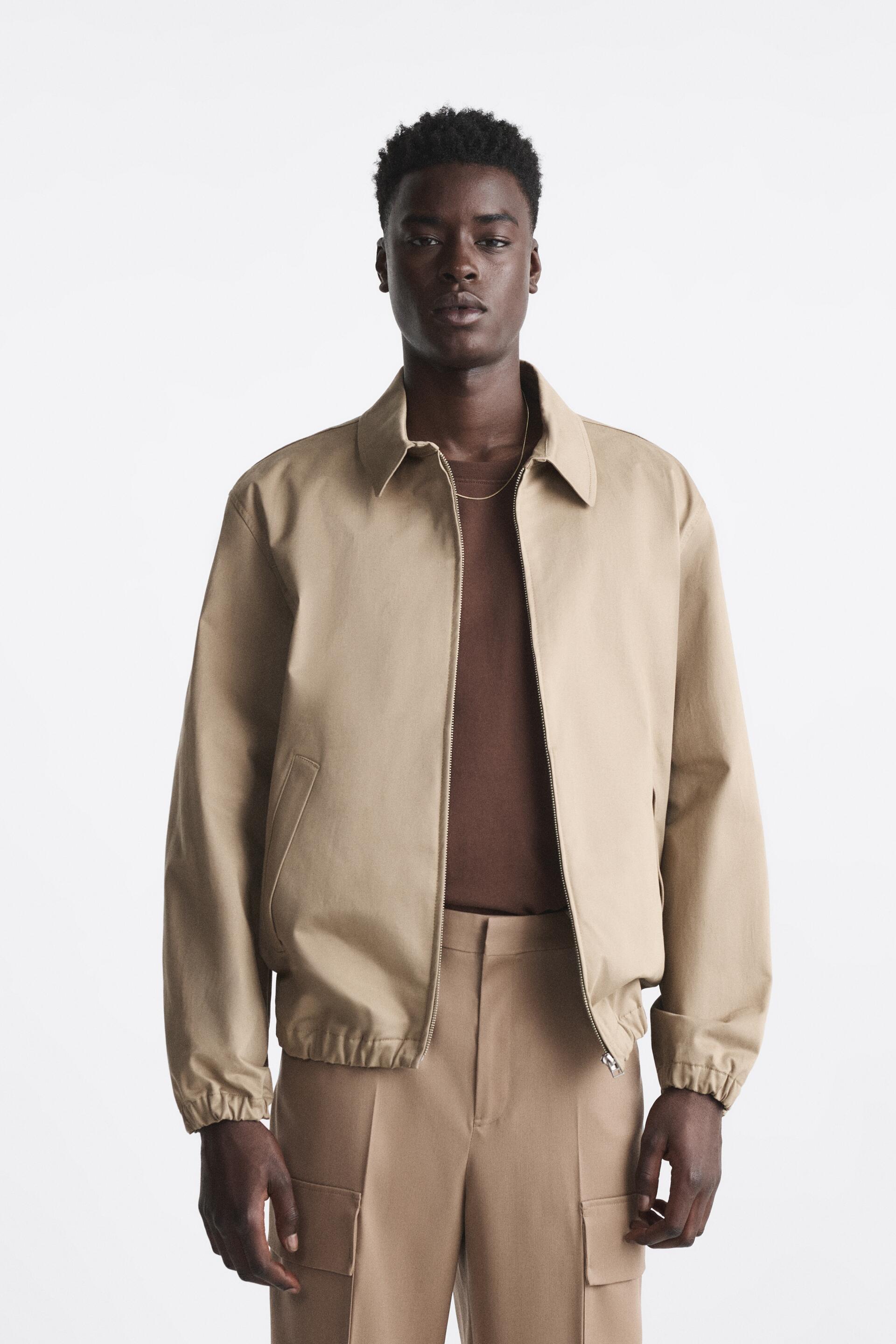 

Ветровка мужская ZARA 00706200 коричневая XL (доставка из-за рубежа), 00706200