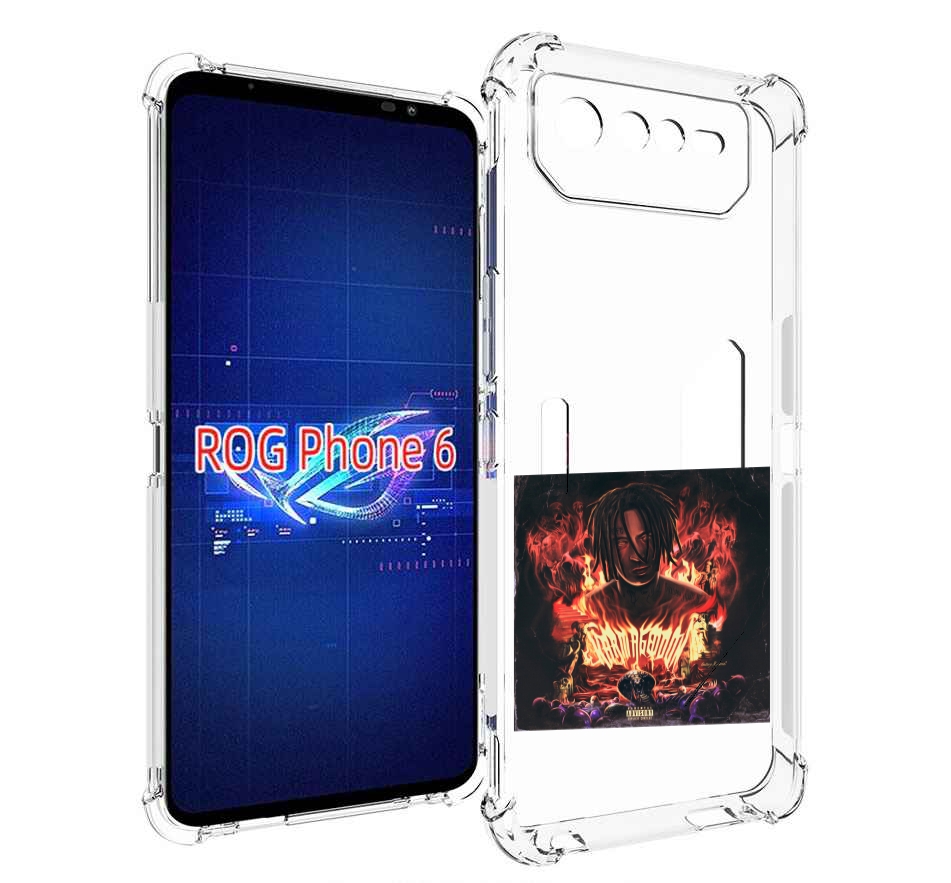 

Чехол MyPads Karmageddon Kizaru для Asus ROG Phone 6, Прозрачный, Tocco