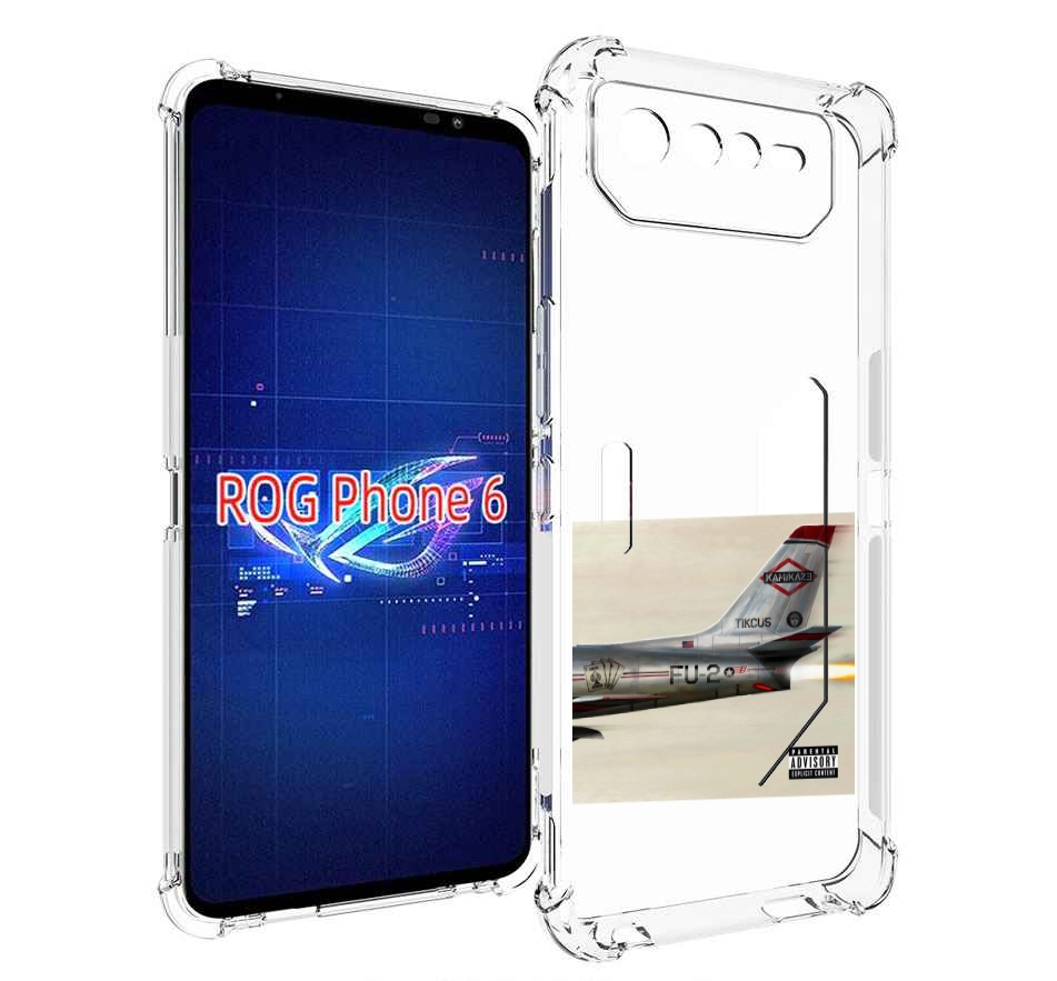 

Чехол MyPads KAMIKAZE Eminem для Asus ROG Phone 6, Прозрачный, Tocco