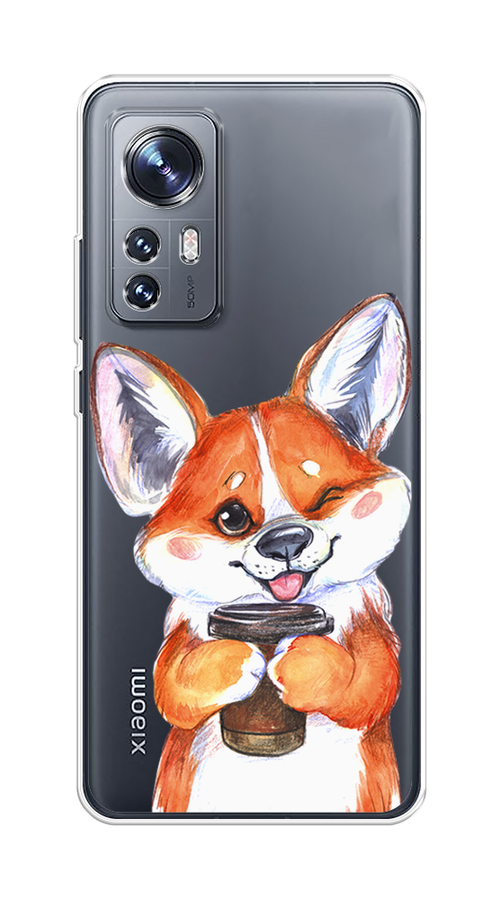 

Чехол на Xiaomi 12"Корги с кофе", Оранжевый;белый, 312950-4