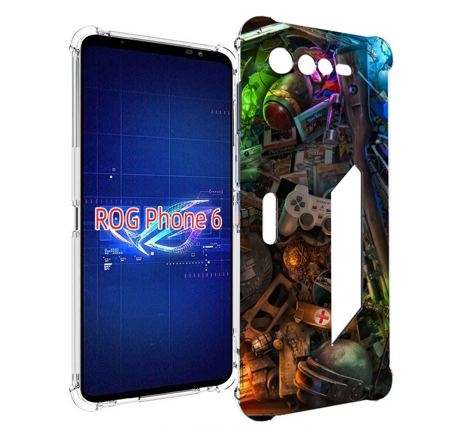 

Чехол MyPads JlaMBcPa6eM для Asus ROG Phone 6, Прозрачный, Tocco