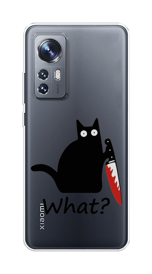 

Чехол на Xiaomi 12"Котик с ножом", Черный;красный, 312950-6