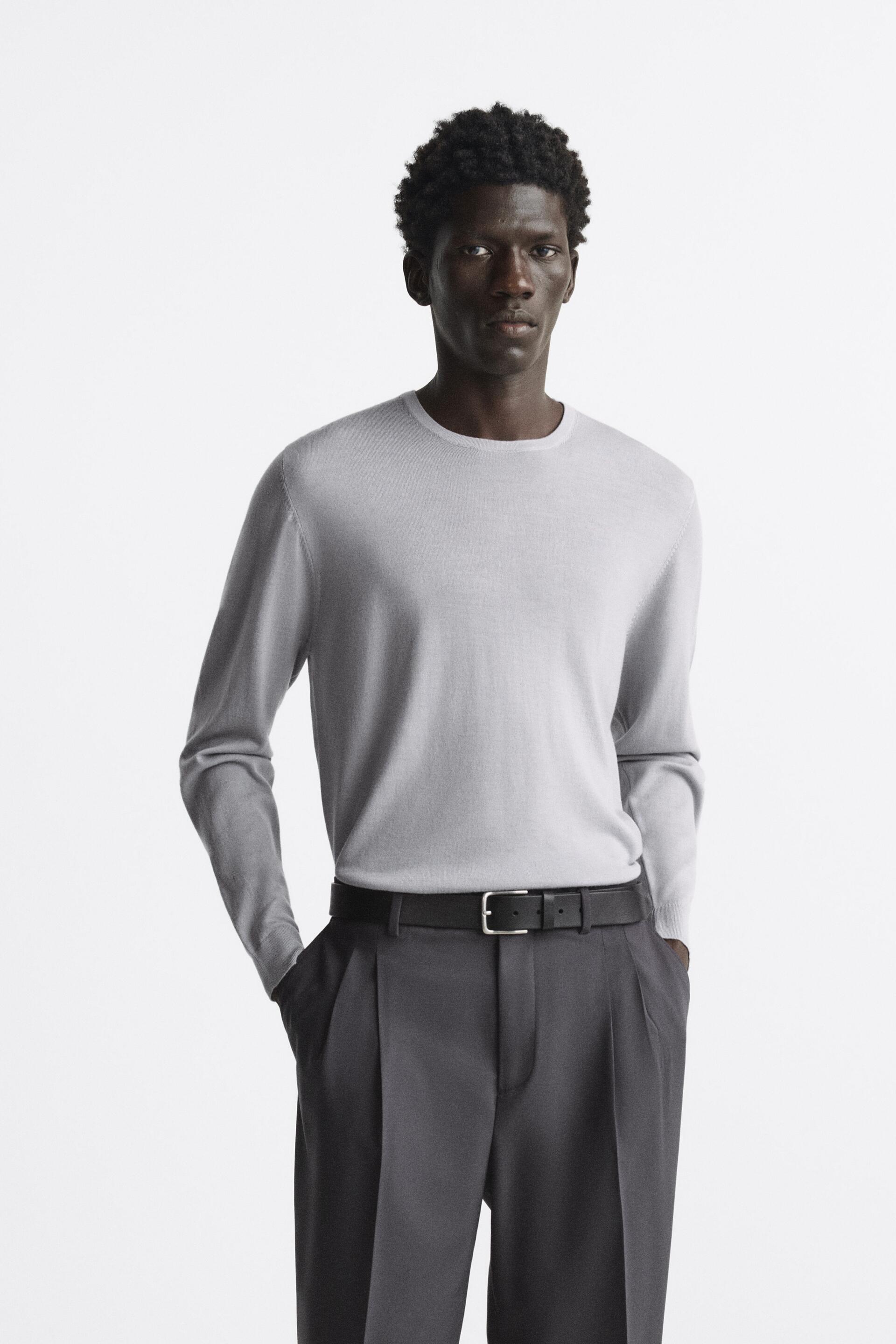 

Джемпер мужской ZARA 00304404 серый XL (доставка из-за рубежа), 00304404