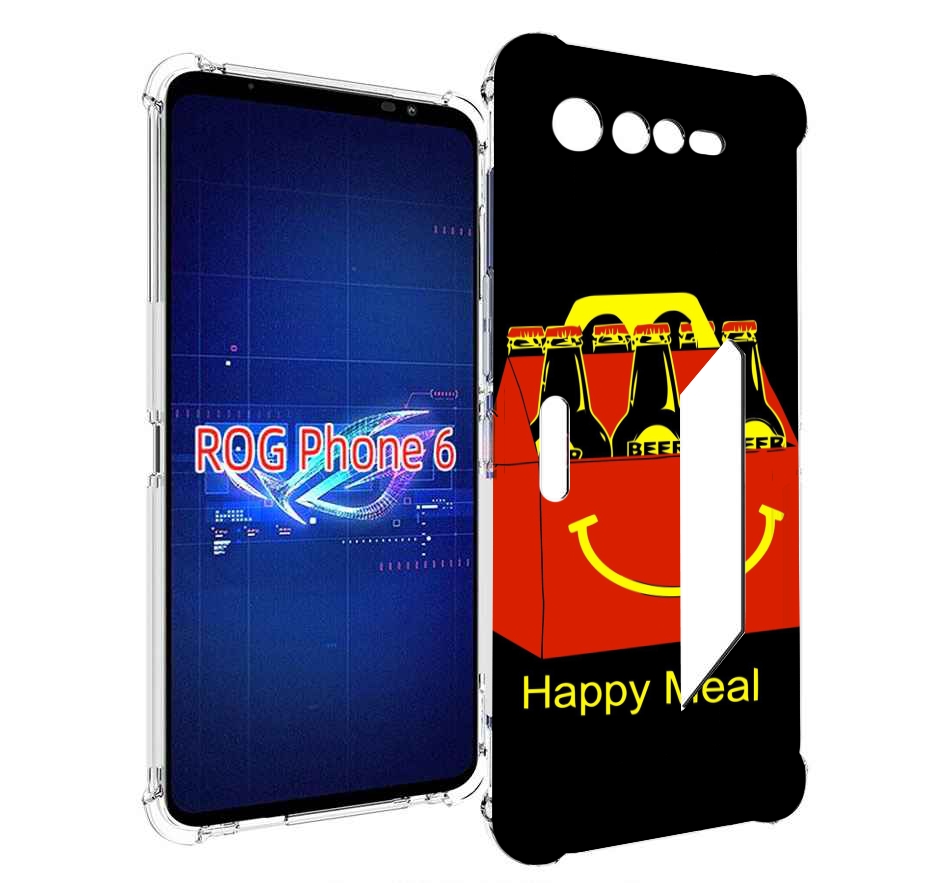 

Чехол MyPads Happy Meal для Asus ROG Phone 6, Прозрачный, Tocco