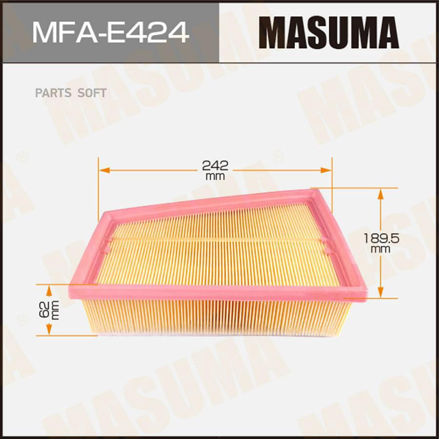 

Фильтр Воздушный Masuma арт. MFA-E424