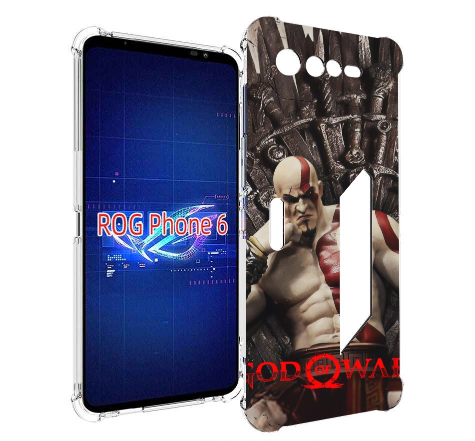 

Чехол MyPads God of War Кратос для Asus ROG Phone 6, Прозрачный, Tocco