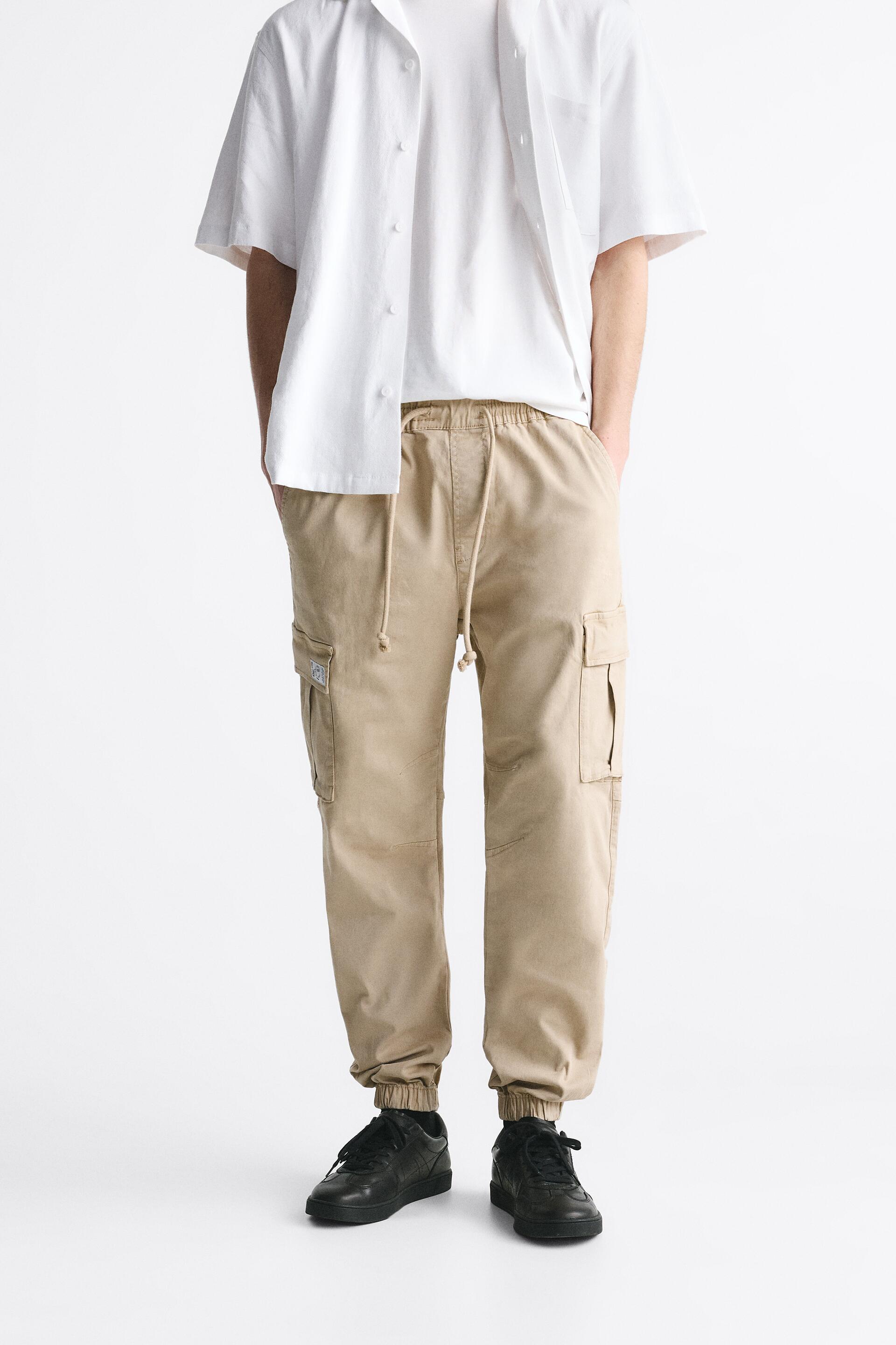 

Брюки мужские ZARA 00108401 бежевые S (доставка из-за рубежа), 00108401