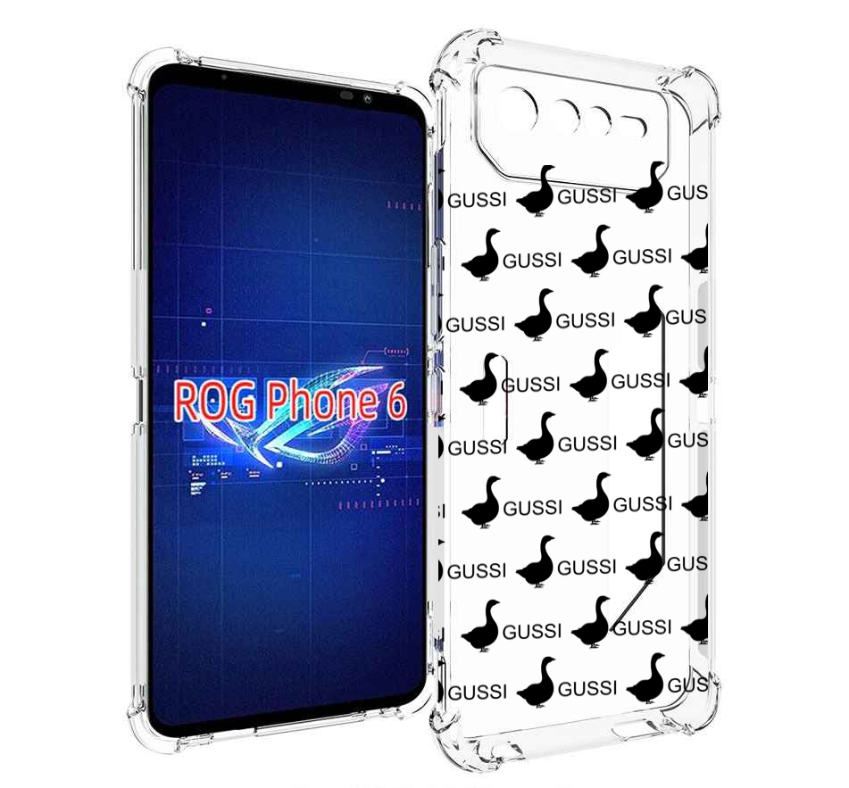 

Чехол MyPads GUSSI для Asus ROG Phone 6, Прозрачный, Tocco