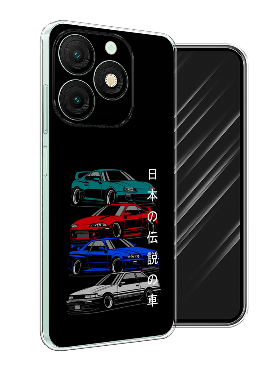 

Чехол Awog на Itel A50 "JDM Legend cars", Зеленый;красный;синий, 3202250-1