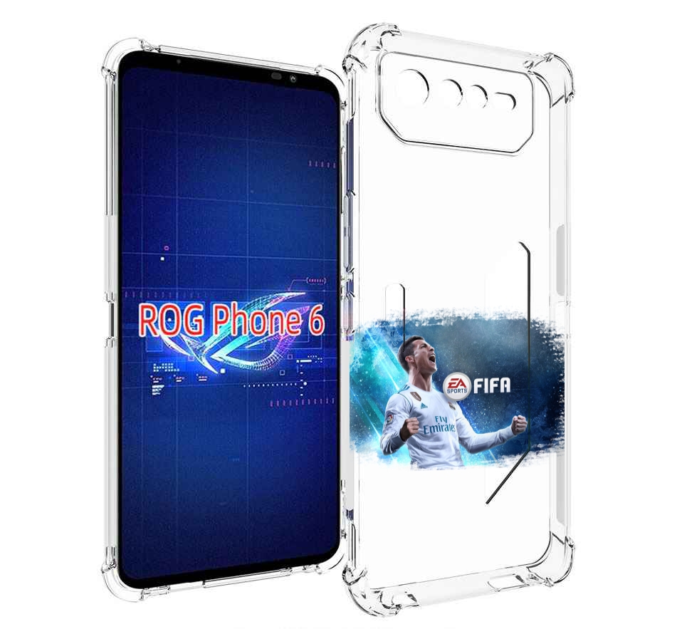 

Чехол MyPads FiFA логотип для Asus ROG Phone 6, Прозрачный, Tocco