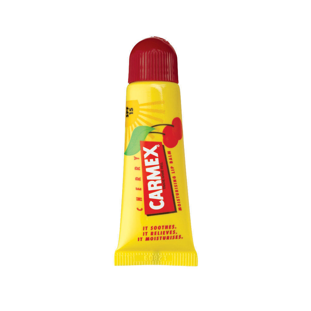 Бальзам для губ Carma Laboratories Inc Carmex SPF15 вишня туб 10 г carmex бальзам для губ со вкусом клубники стик everyday protecting lip balm strawberry stick 4 25гр