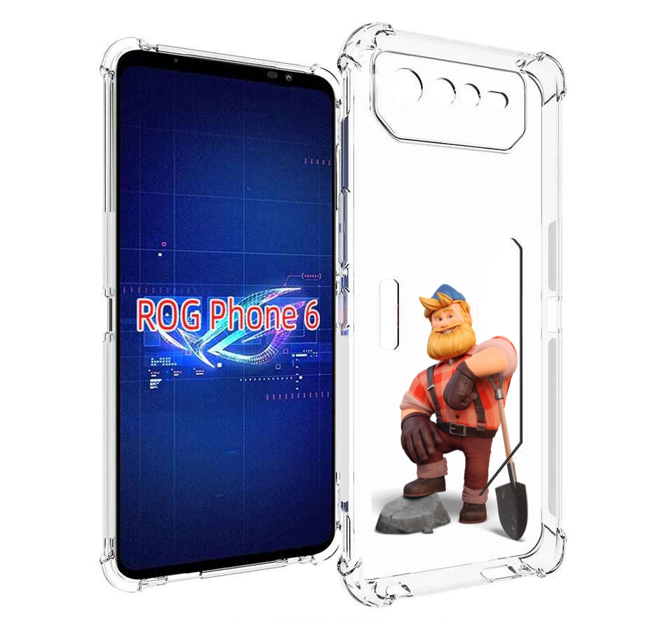 

Чехол MyPads FarmVille-2 для Asus ROG Phone 6, Прозрачный, Tocco