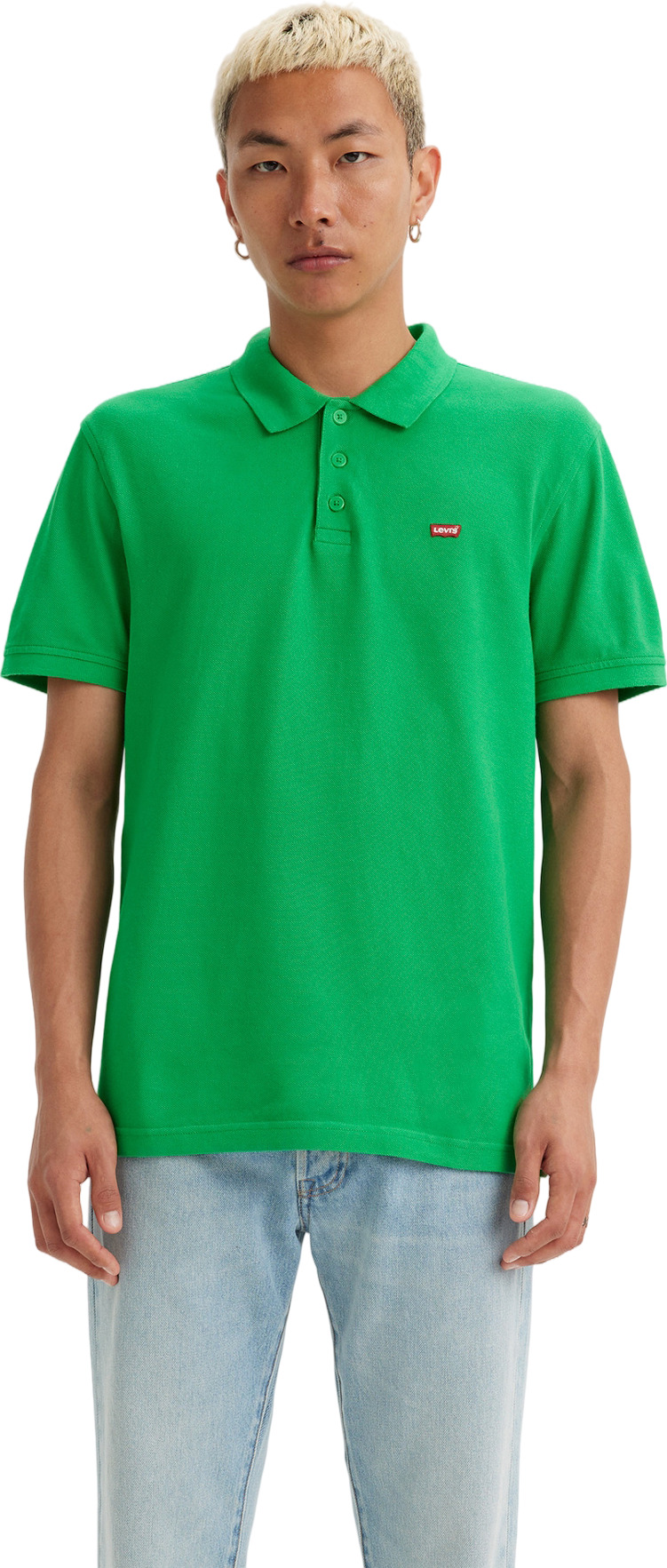 

Футболка мужская Levi's Men Housemark Polo зеленая L, Зеленый, Men Housemark Polo