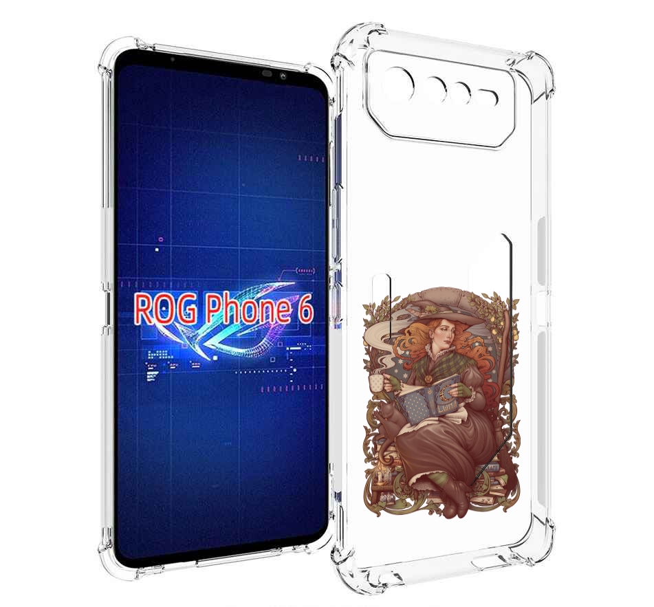 

Чехол MyPads Женские_126 для Asus ROG Phone 6, Прозрачный, Tocco