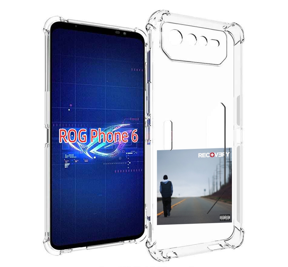 

Чехол MyPads Eminem RECOVERY для Asus ROG Phone 6, Прозрачный, Tocco