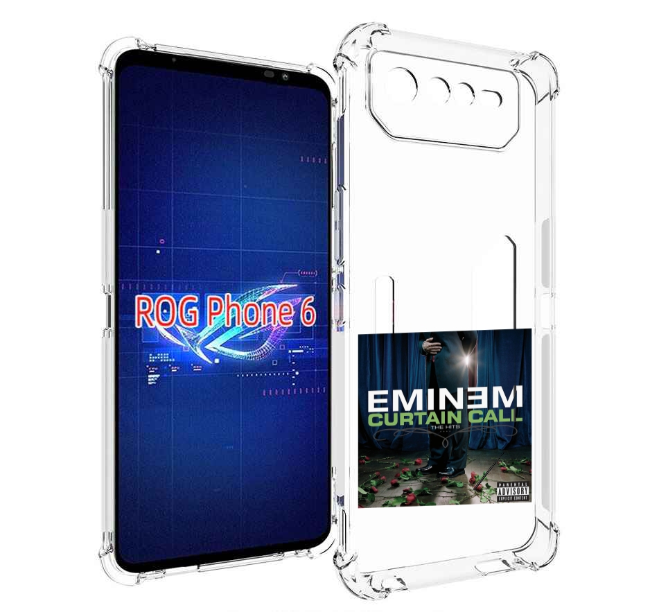 

Чехол MyPads Eminem CURTAIN CALL, THE HITS для Asus ROG Phone 6, Прозрачный, Tocco
