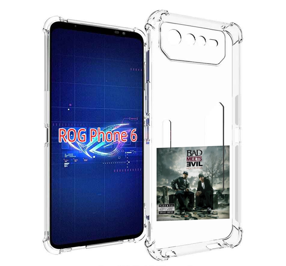 

Чехол MyPads Eminem BAD MEETS EVIL – HELL THE SEQUEL для Asus ROG Phone 6, Прозрачный, Tocco