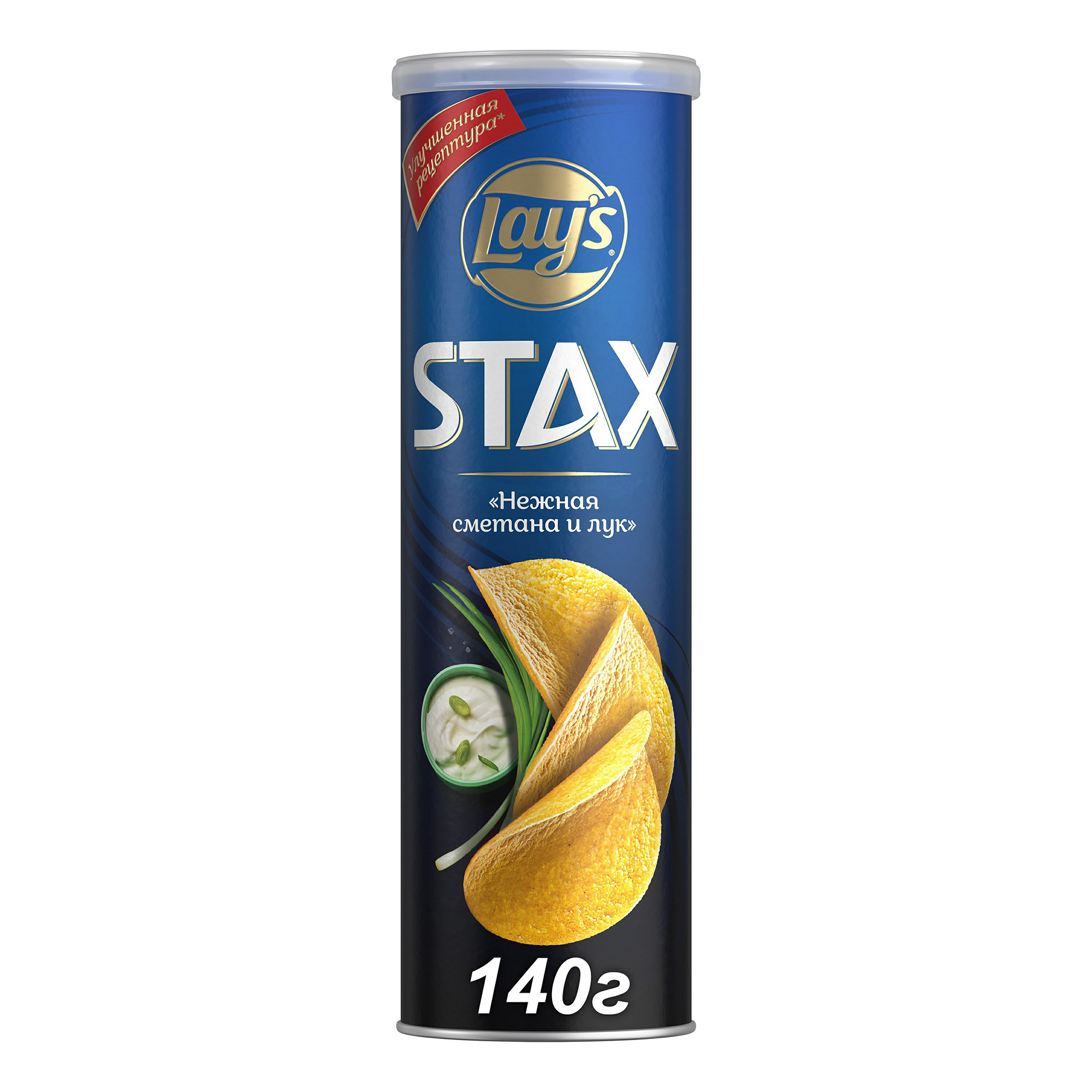 

Чипсы картофельные Lay's Stax Сметана и лук 140 г