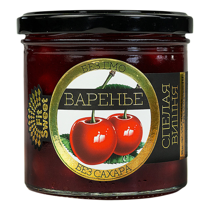 

Варенье FitSweet Спелая вишня без сахара 300 г