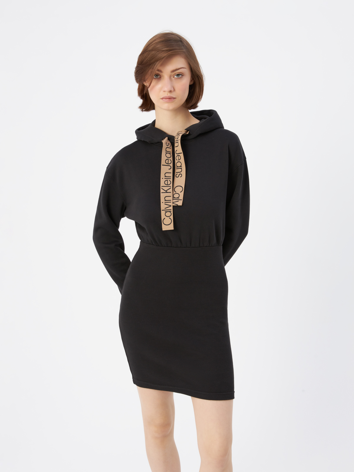 Платье женское Calvin Klein Jeans J20J219994BEH черное, размер XS