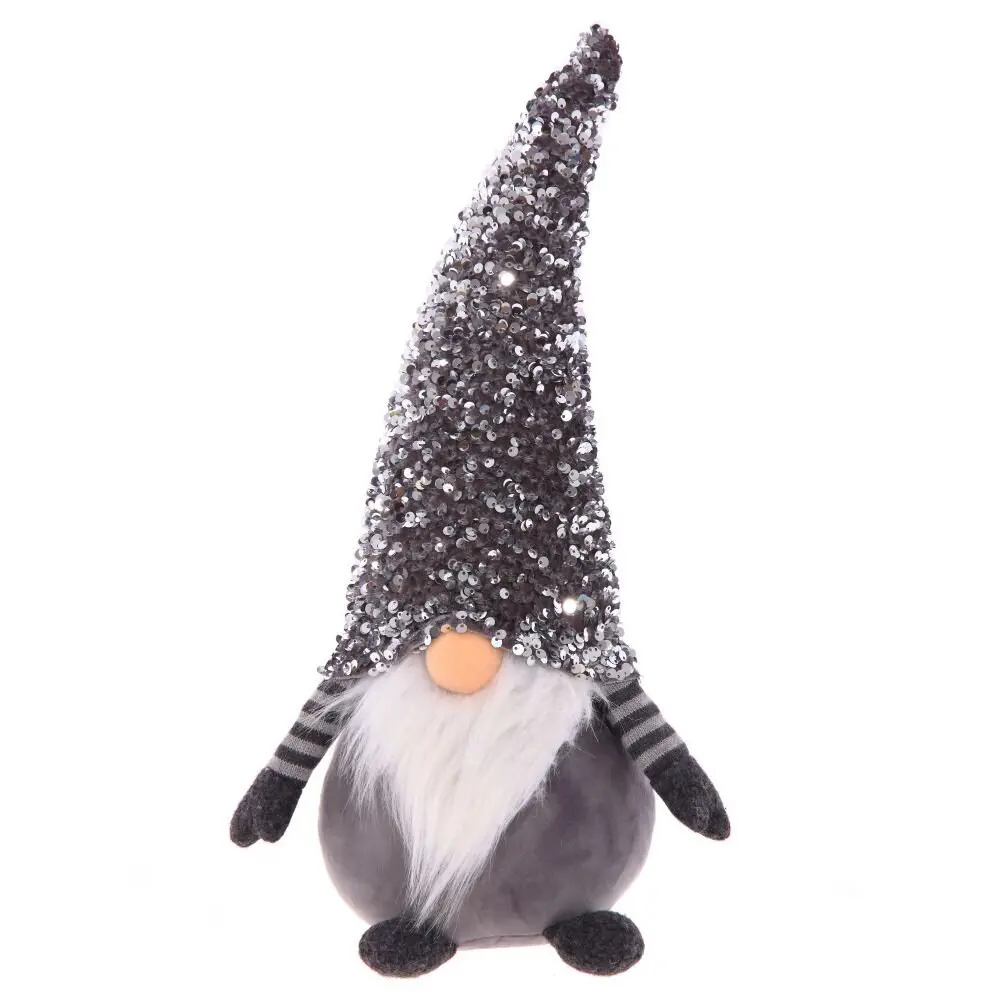 

Игрушка набивная Гном 62 см цвет серебристый, Серый;серебристый