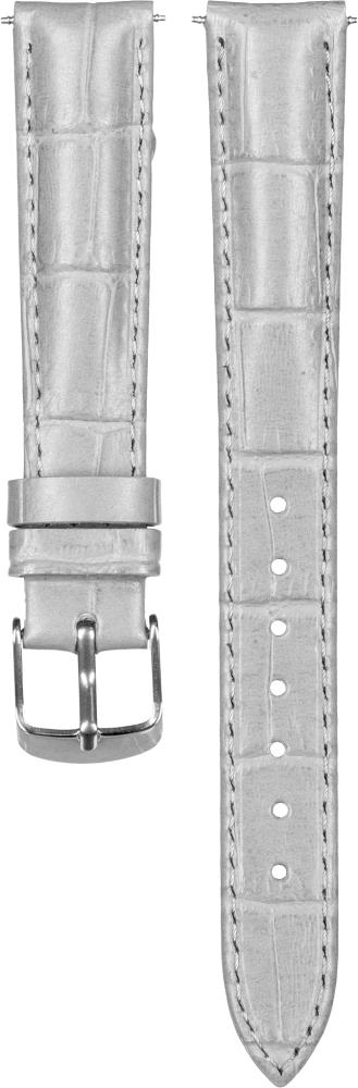 

Ремешок кожаный GSMIN Crocodile 18 мм (Серый), Ремешок кожаный GSMIN Crocodile 18 мм