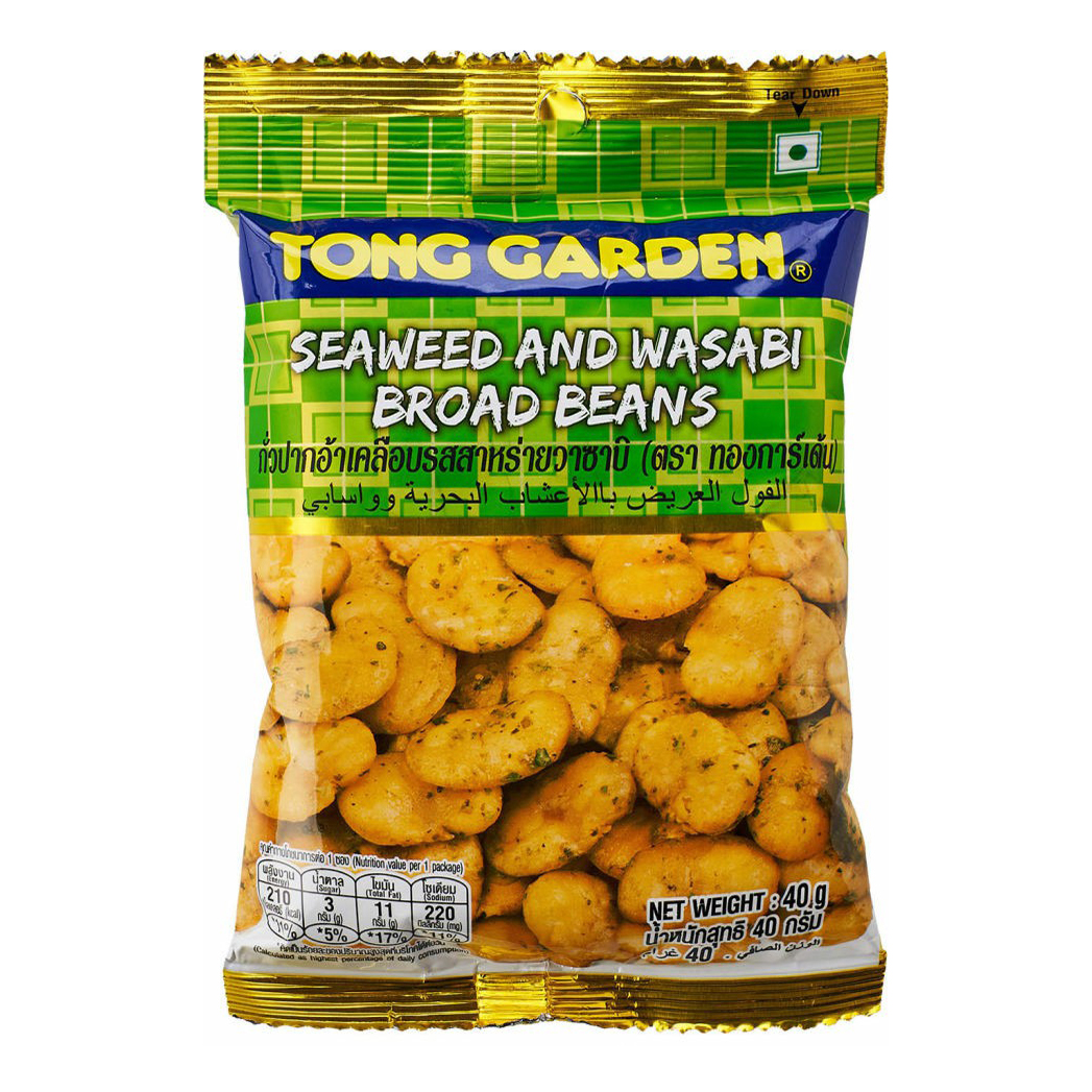 

Снеки Tong Garden бобы с васаби и морской капустой 40 г