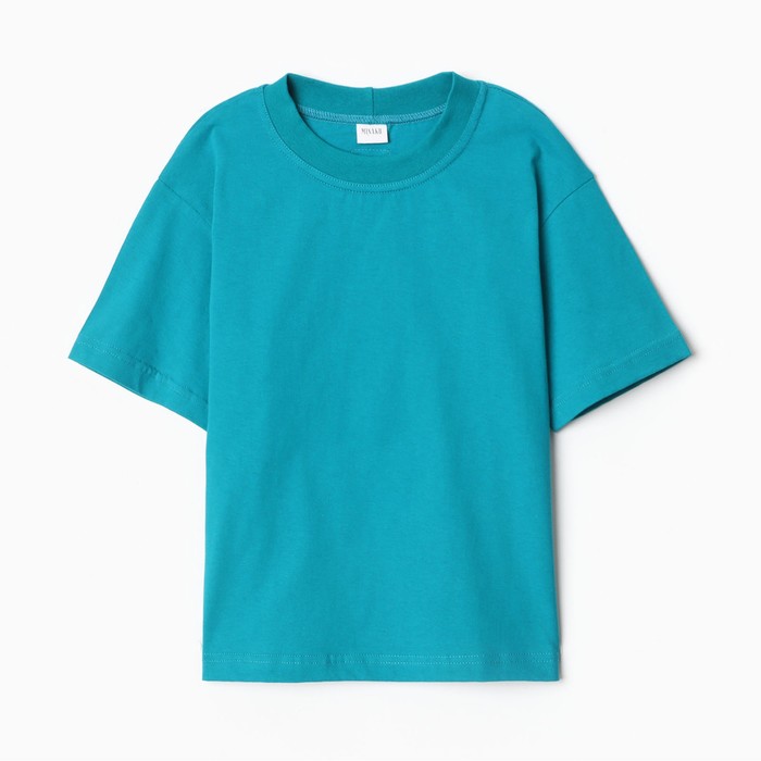 

Футболка детская MINAKU Casual Collection, Бирюзовый, 110, Casual Collection