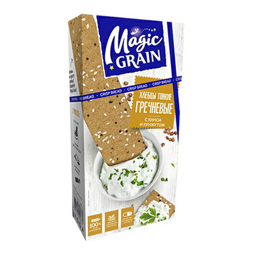 

Хлебцы гречневые Magic Grain с киноа и кунжутом 114 г