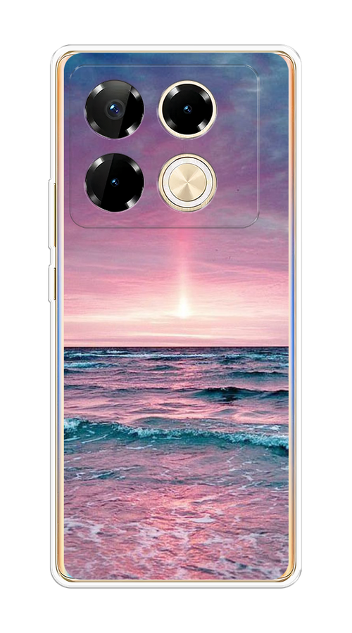 

Чехол на Infinix Note 40 Pro "Восход 3", Розовый;голубой, 3105750-1