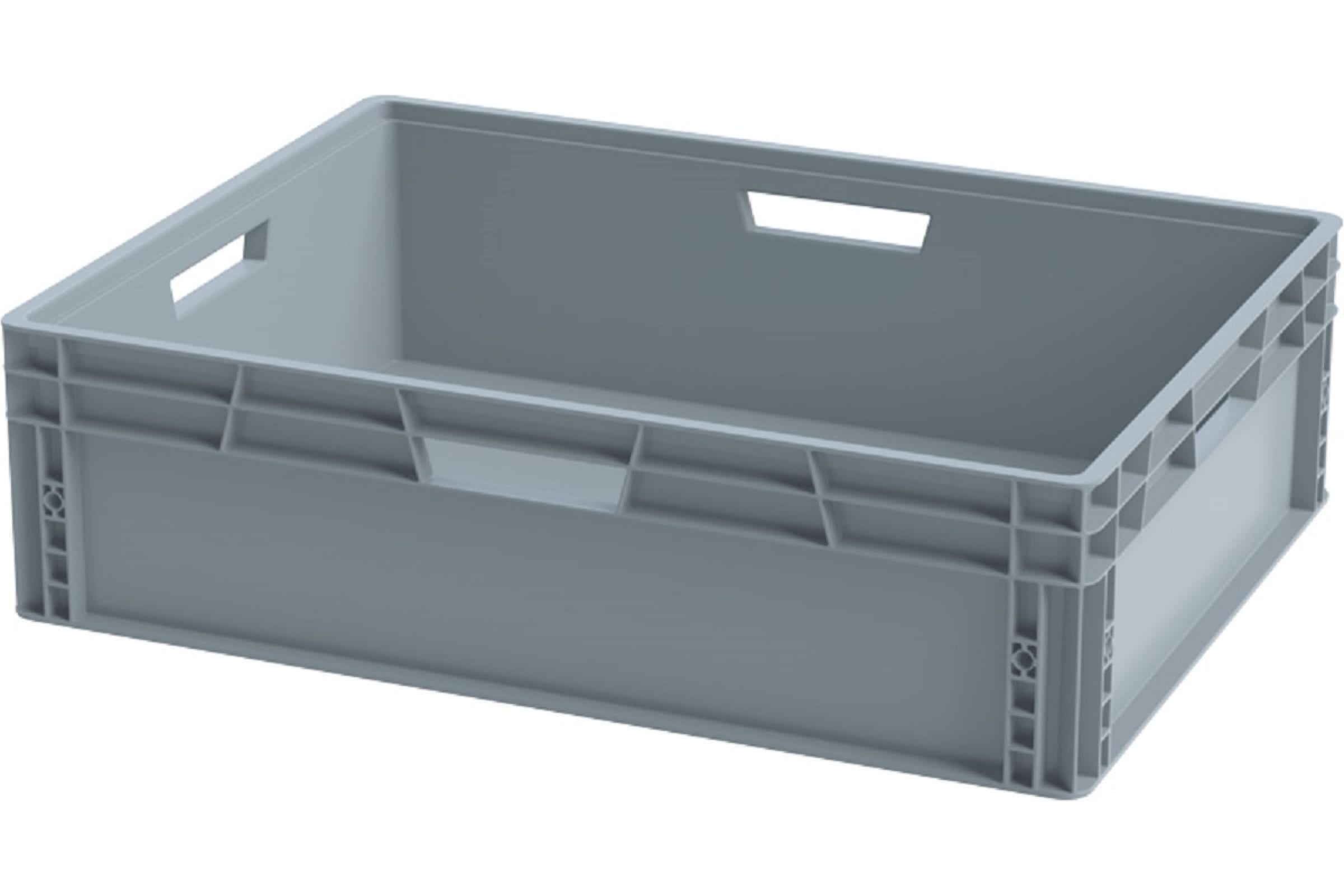 

Sembol Plastik Ящик п/п 800x600x220 сплошной, усиленное дно, цв. серый 24293