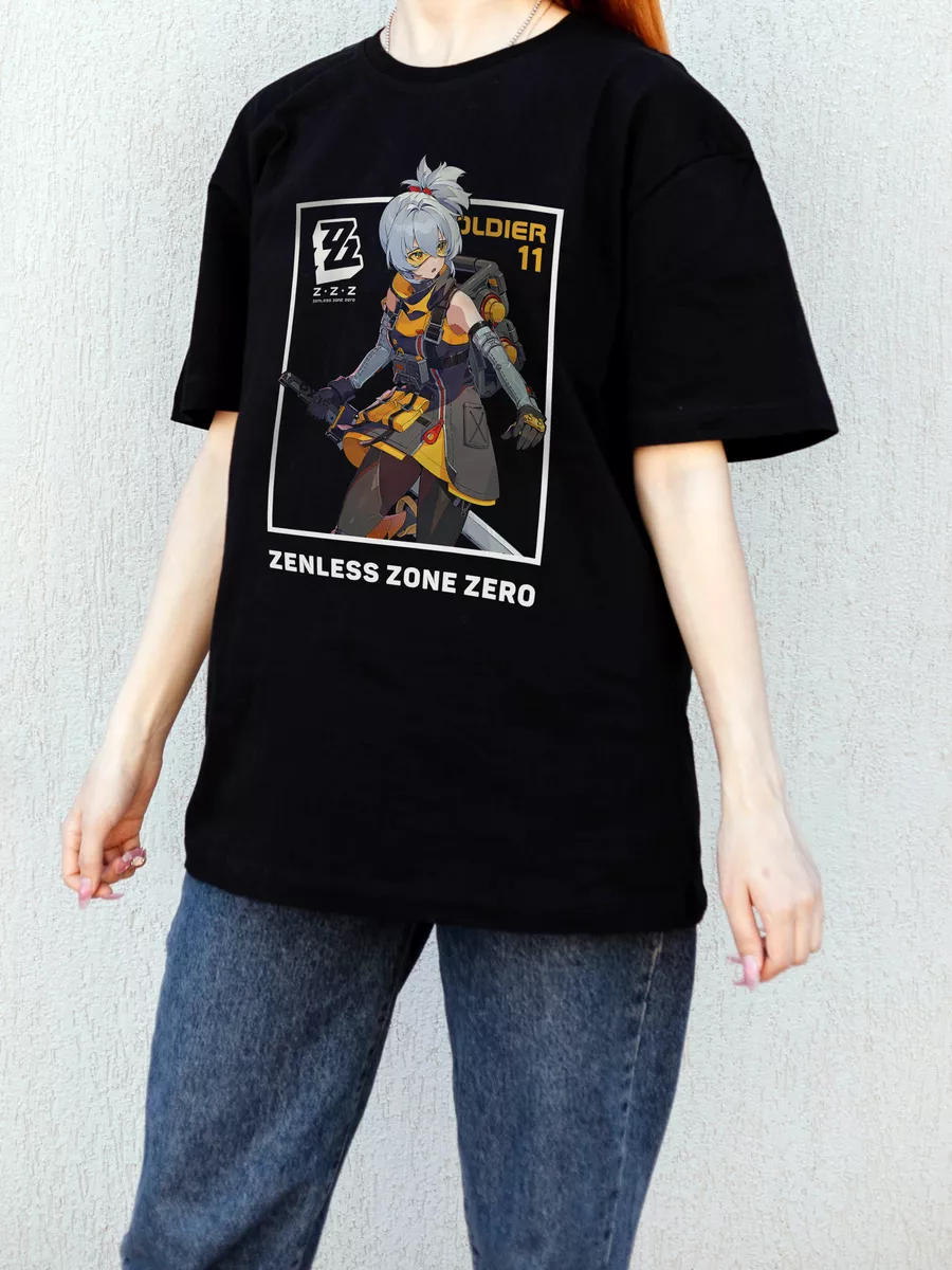 

Футболка женская Animania Zenless Zone Zero черная S, Черный, Zenless Zone Zero