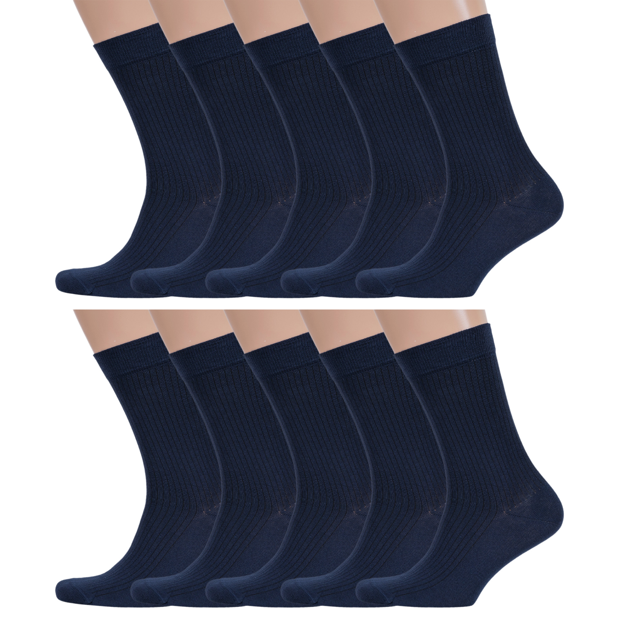 

Комплект носков мужских Rusocks 10-М3-13718 синих 25, 10 пар, Синий, 10-М3-13718