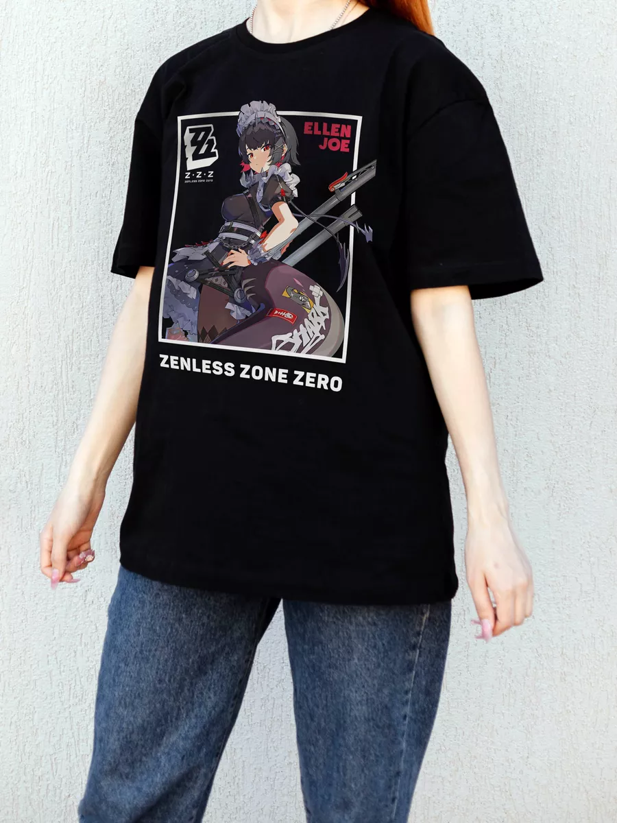 

Футболка женская Animania Zenless Zone Zero черная S, Черный, Zenless Zone Zero