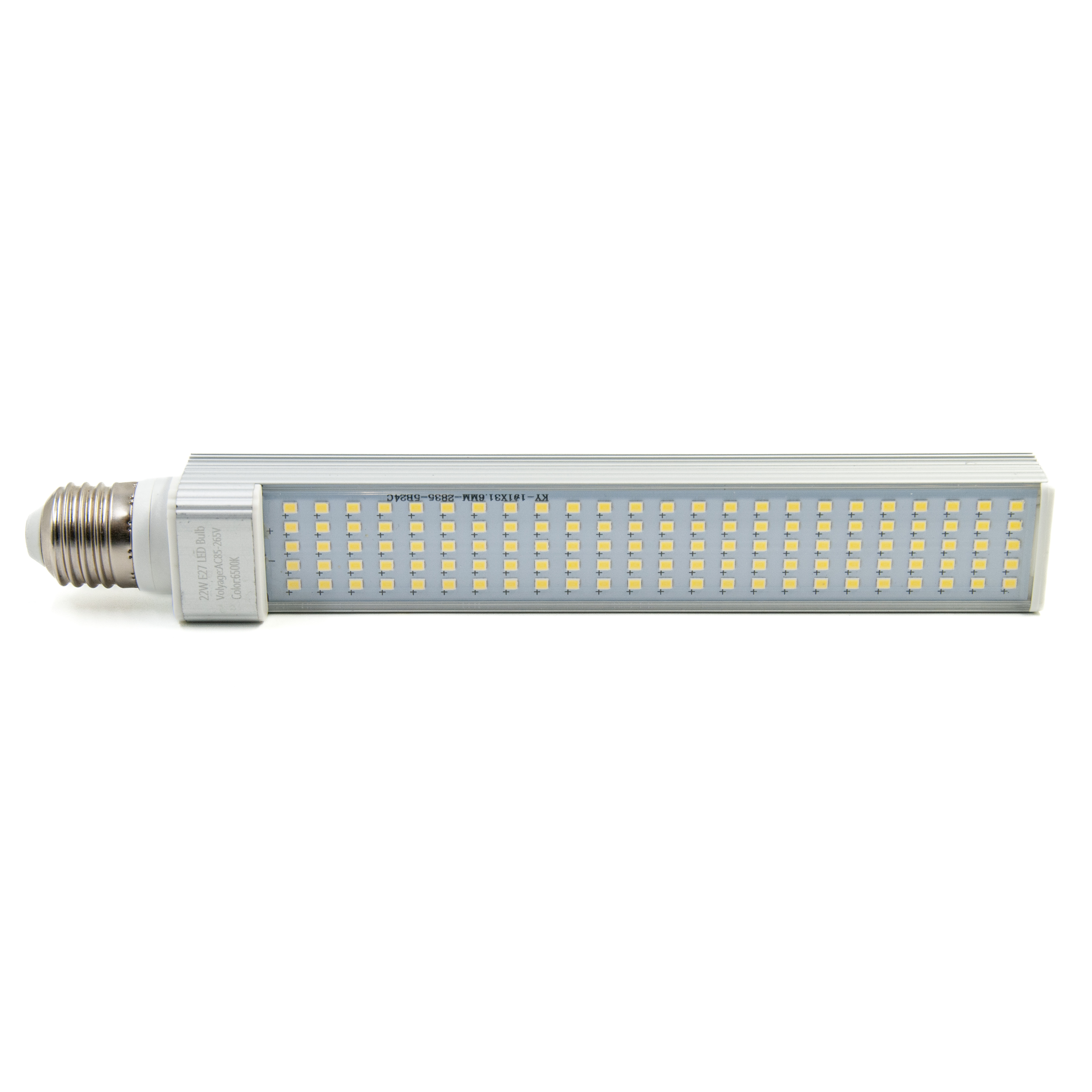 Лампа для террариума MCLANZOO Flat light, светодиодная, белый, Е27, 22Вт, 24,9х3,5х3,5 см