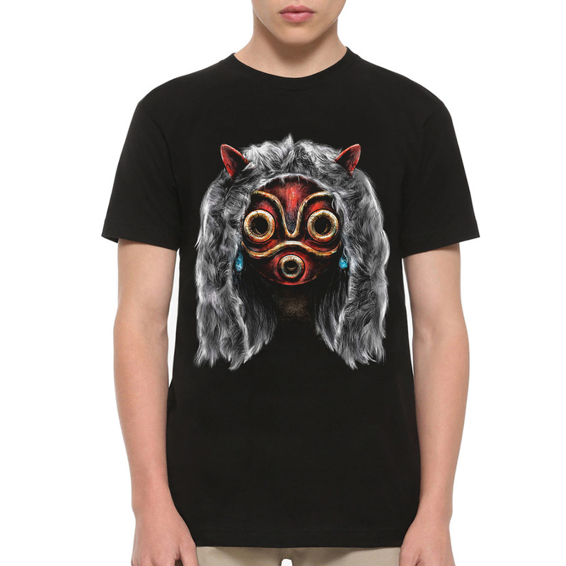 фото Футболка мужская принцесса мононоке dream shirts черная 3xl