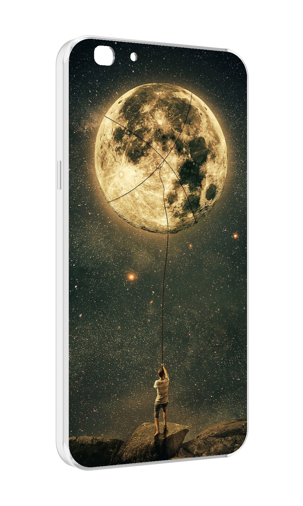 

Чехол MyPads Луна-светит для Oppo A77/F3 (2017 год), Прозрачный, Tocco