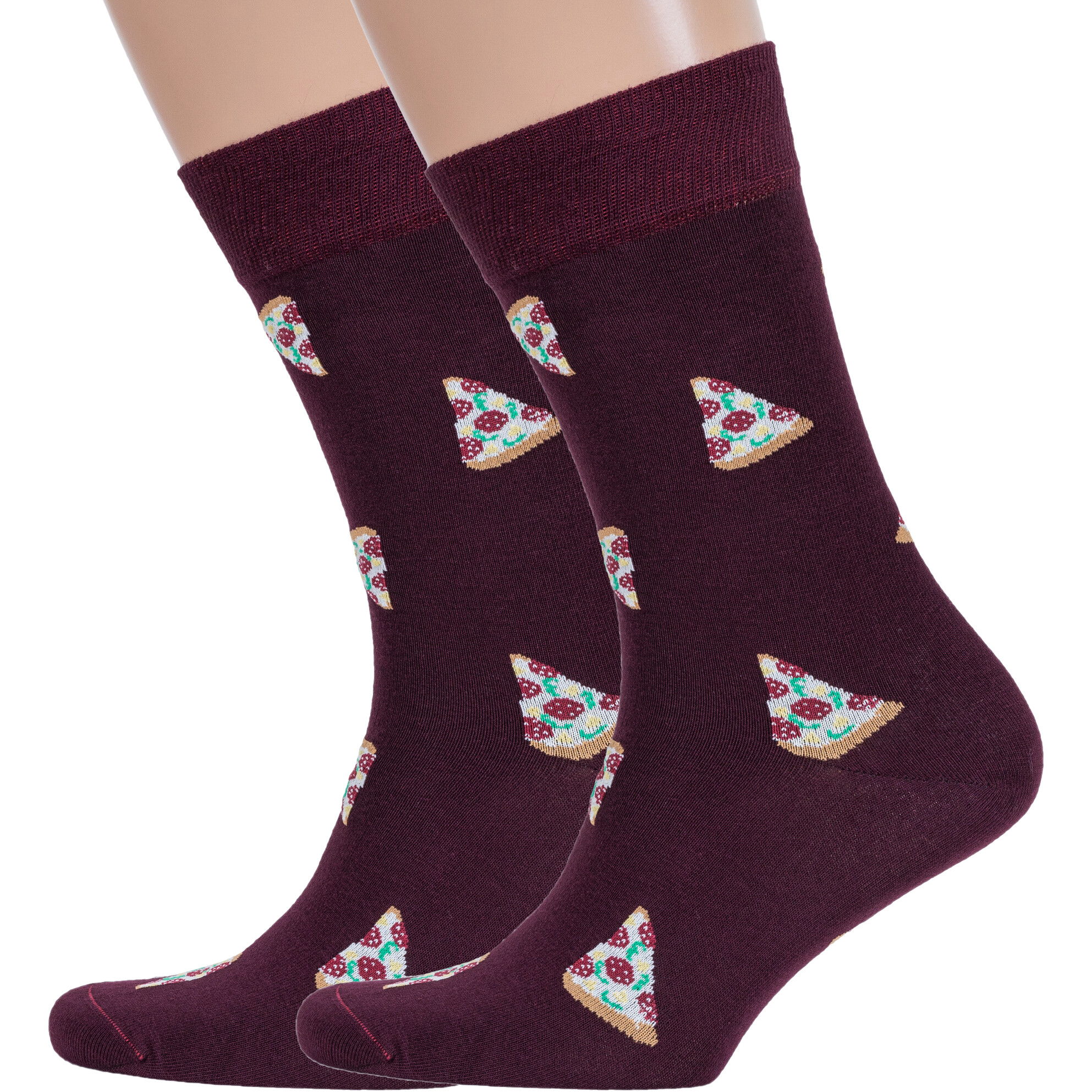 

Комплект носков мужских Rusocks 2-М3-13048 бордовых 25-27, Бордовый, 2-М3-13048