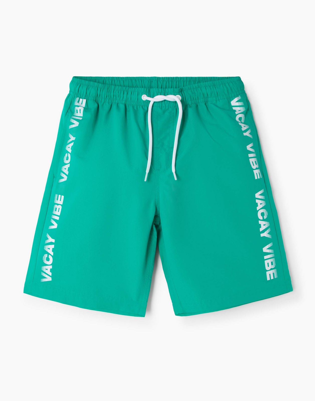 Плавательные шорты для мальчика Gloria Jeans BSM000784 зеленый 8-10л/140