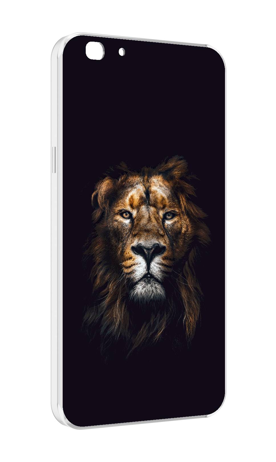 

Чехол MyPads Лев-в-тени мужской для Oppo A77/F3 (2017 год), Прозрачный, Tocco