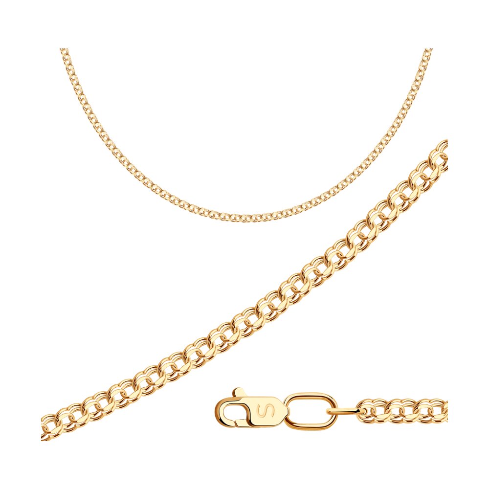 

Цепочка из красного золота 60 см SOKOLOV 582070402, 582070402