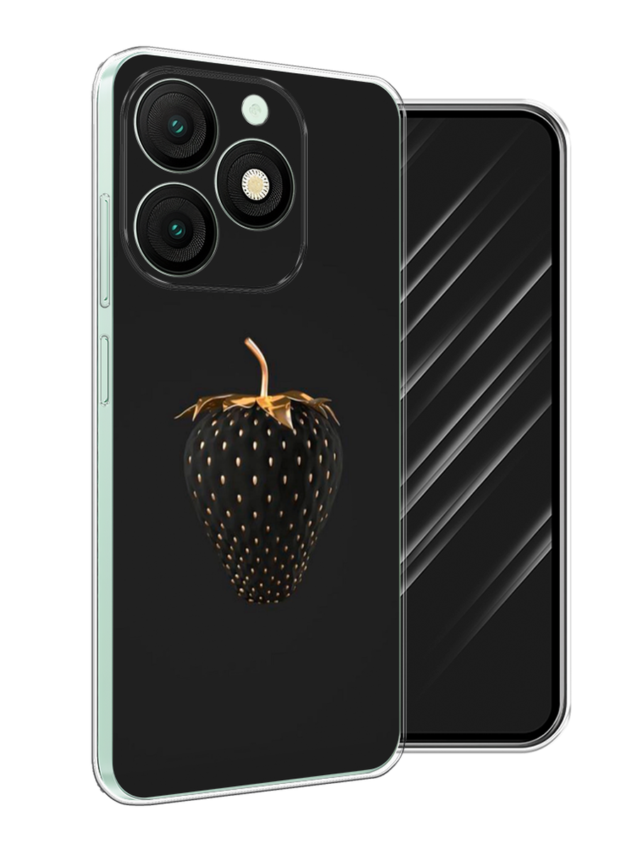 

Чехол Awog на Itel A50 "Черно-золотая клубника", Черный;золотистый, 3202250-1